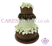  Chocolate Flower Dream Wedding Cake