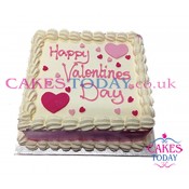  Valentines Vanilla Cream Cake